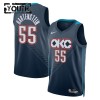 Dres Oklahoma City Thunder Isaiah Hartenstein Nike 2025-26 City Edition Crno Swingman - Dječji